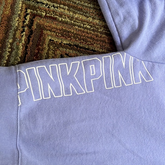 Purple cropped Pink hoodie size XS barely worn - Picture 3 of 5